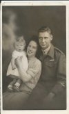 Alf PHILLIPS and Margaret PHILLIPS, nee TWEEDLEY with daughter Margaret circa 1944 to 1945.jpg