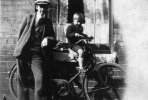 Little King Street Hockley Tom Brown as Child on Dads Bike 1930  Homes for People p174.jpg