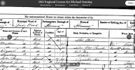 Jennings family in UK Census 1861 Warwickshire, Birmingham, Lady Wood, District 13.png