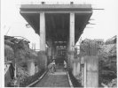 New roof being placed at New Street Station 1960s.jpg