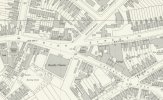 map 1950s cshowing corner high st harborne and greenfield road.jpg
