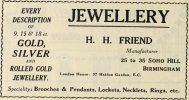 1920 - Henry Herbert Friend Advertisement.jpg