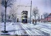 Winter tram ride, Tyburn Road.JPG