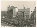 military parade outside Masonic Temple, Broad Street, c.1940s.jpg