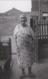 Emily Goddard outside 15 Poplar terrace.JPG