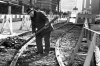 Birmingham trams. Last lentgh of track being removed in Edmond St..jpg
