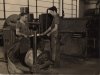 Spot welding brass strip (1940's) Les Eagles and Mr Rogers.jpg