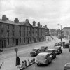 208 Bath Row from the old Accident Hospital showing cars and people waiting at a bus stop.jpg