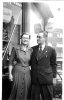 Walter and Annie outside temportary shop about 1954.jpg