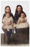 Lily and Esther with younger members of the family-Colorized-a.jpg