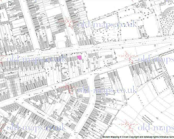 map_c_1889_showing_cottage_labelled_as_old_Manor_house_in_postcard.jpg