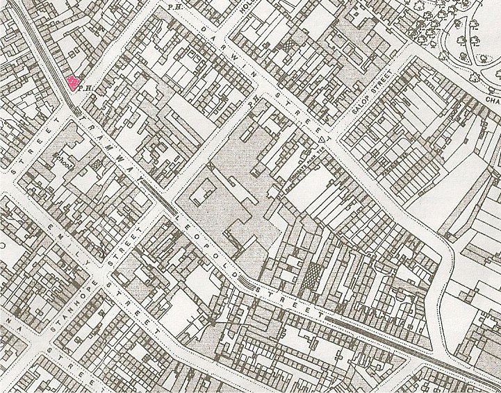map_leopold_st_c1913_showing_the_Vaughton_arms.jpg